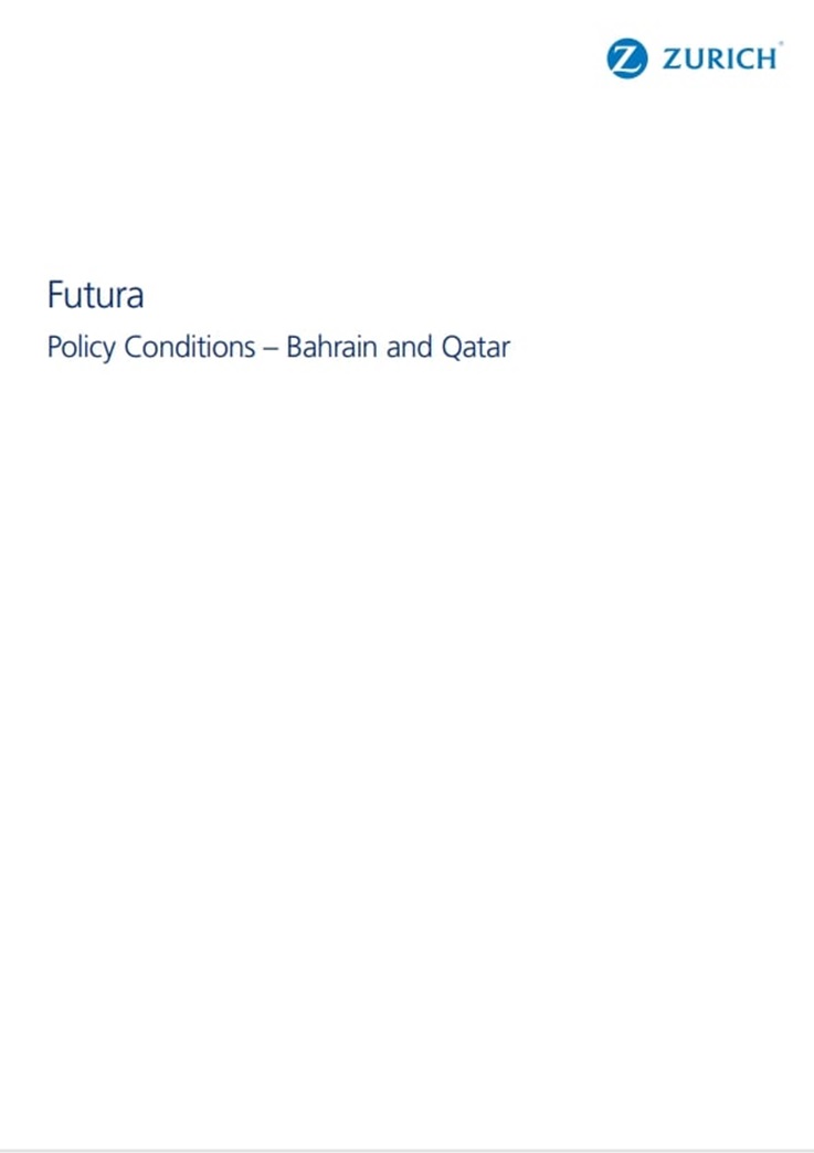 Futura policy terms and conditions document Bahrain  Qatar