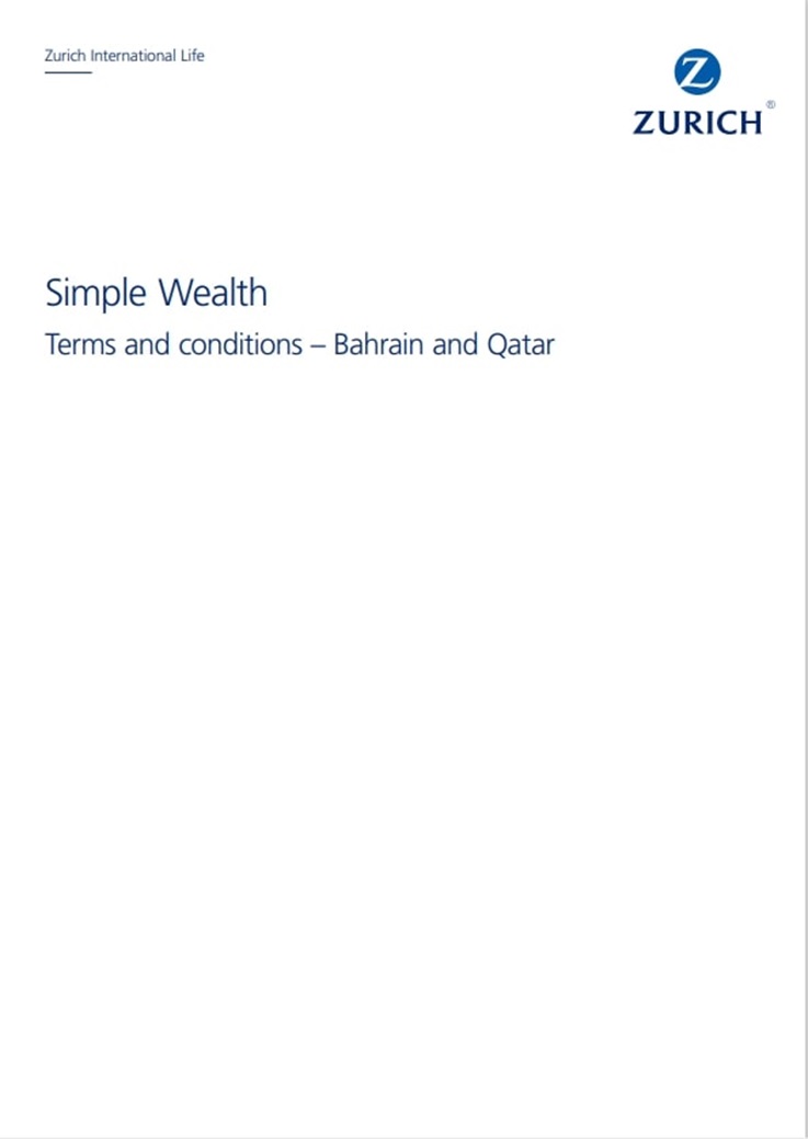 Simple Wealth policy terms and conditions document Bahrain  Qatarthumbnail
